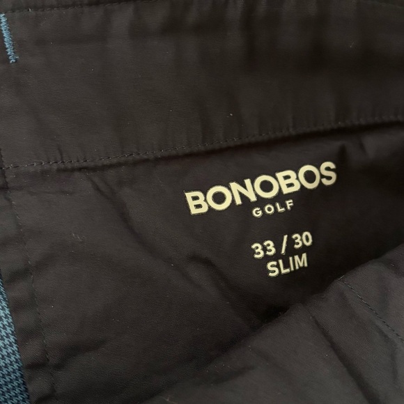 Bonobos Golf Highlands Pattern Performance Pant Men’s Size 33x30 Slim Straight